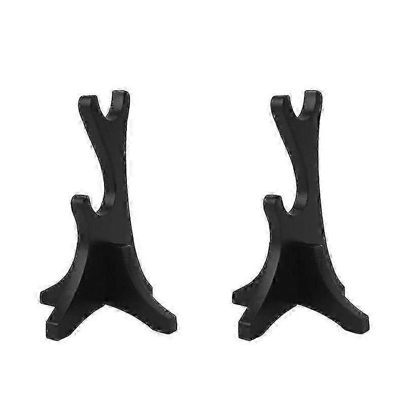 Two Tiers Wand Display Stand,Wizard Wand Display Stand,Wooden Wands Holder 2 Tiered Stand Rack forBlack SZRH A-S
