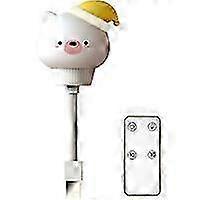 2025 Flexible Mini USB LED Night Light with Remote Control Cute Rabbit/Bear/Cat/Duck Baby Feeding Lamp Dimmable 3 Brightness 10/30min Timer Setting Po