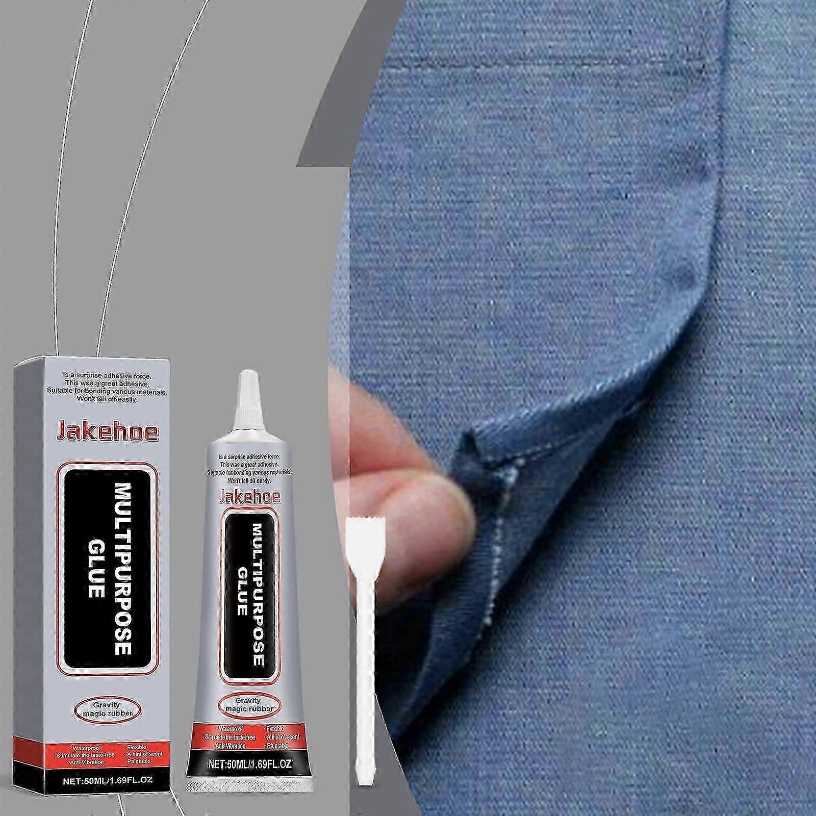 Jakehoe Multi purpose Adhesive Liquid Adhesive Waterproof Leather Fabric Patch Crack Multi functional Adhesive