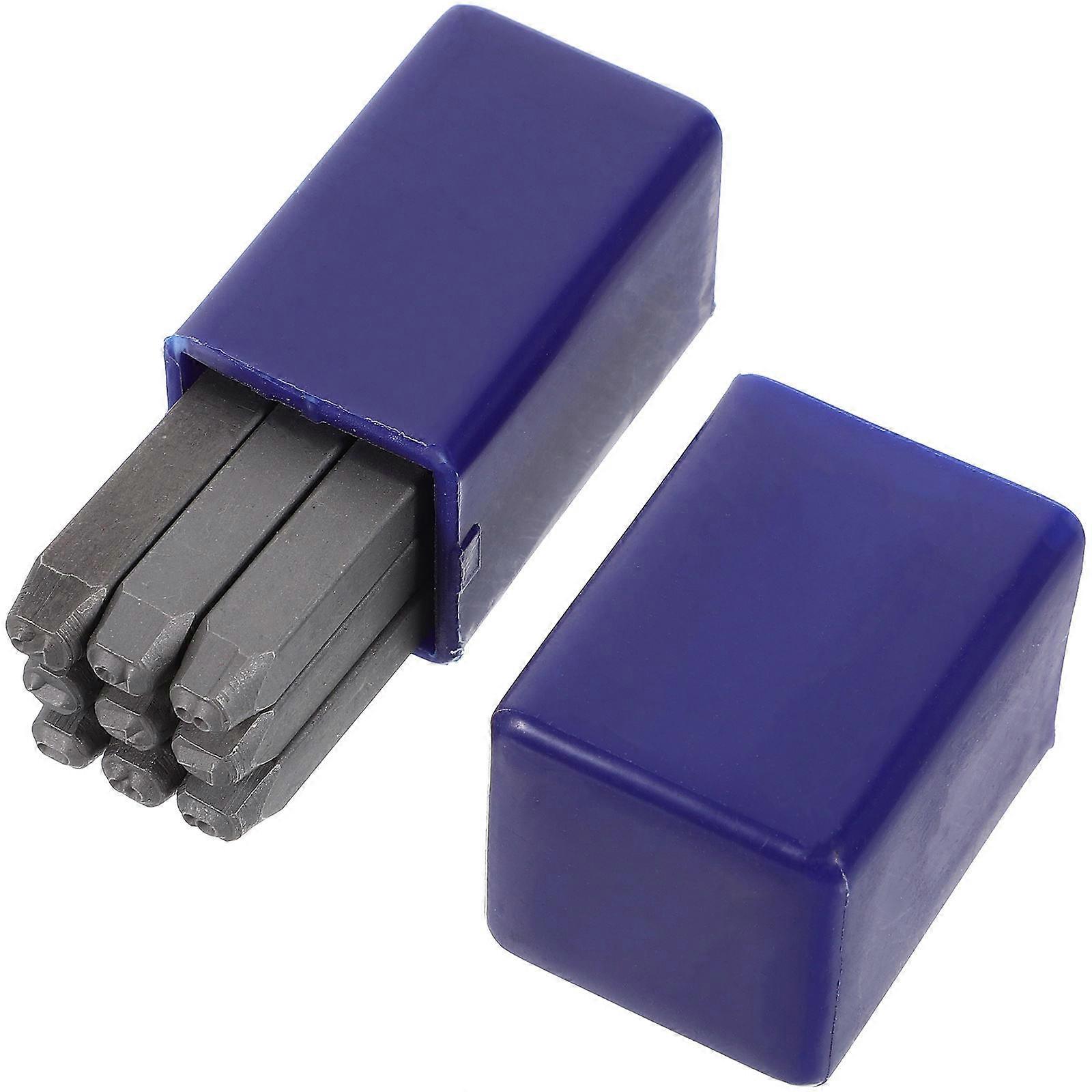 Steel Hammer Metal Stamp Number Ball Pein Hand Punch Set for Mold Use