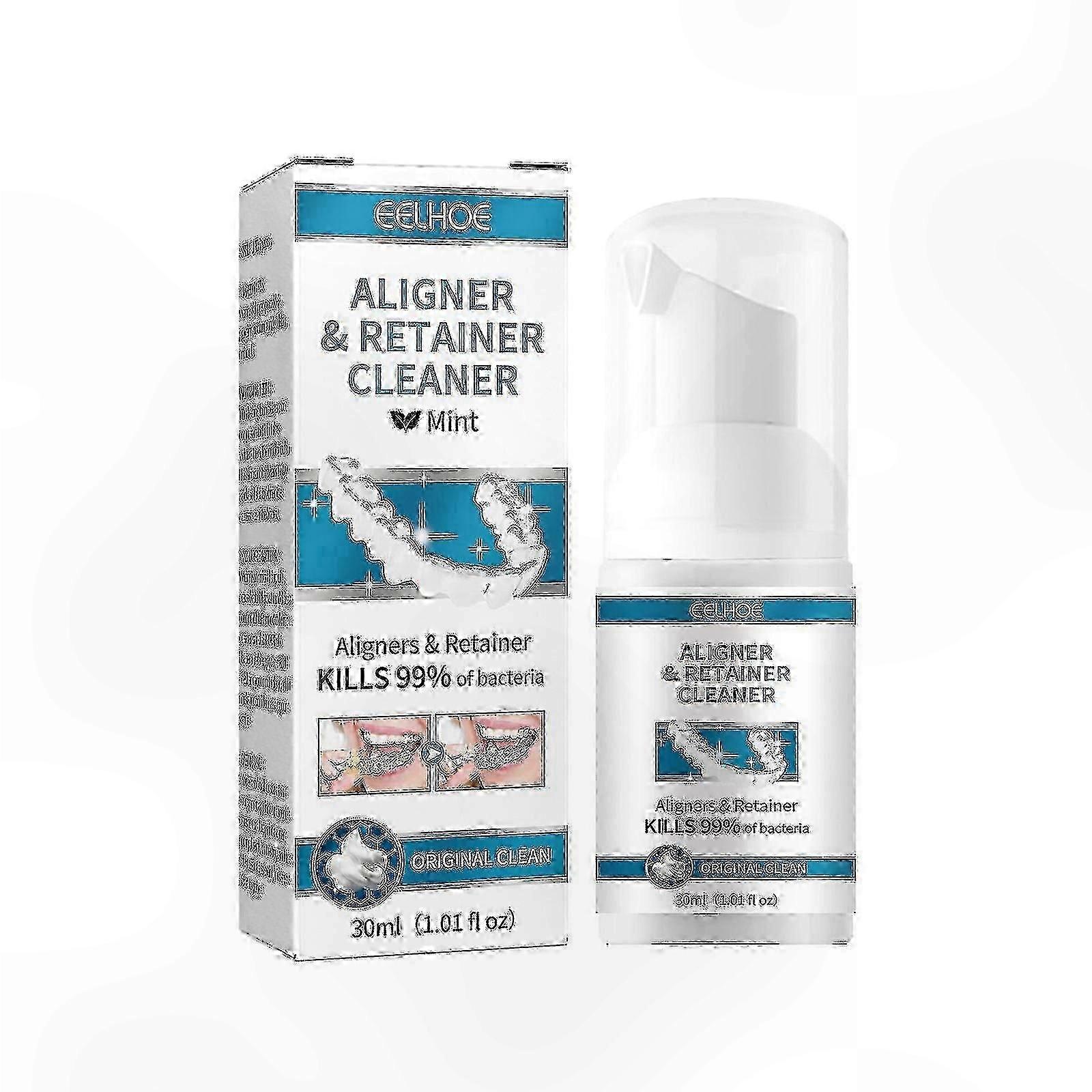 Freshening Denture Cleaner Solution for Stain and Odor Removal