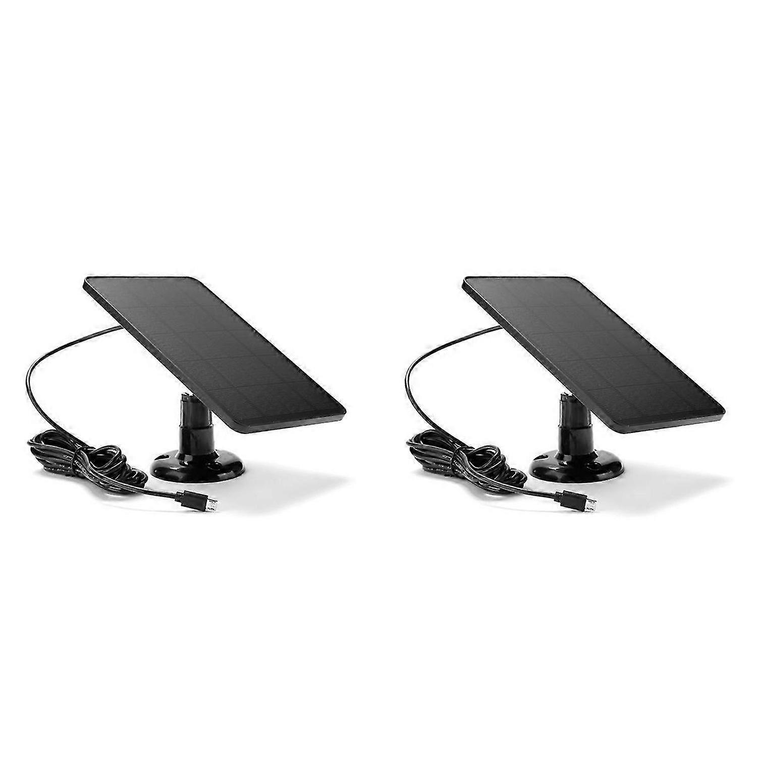 Solar Panel for Security Camera Outdoor USB Charging Solar Panel