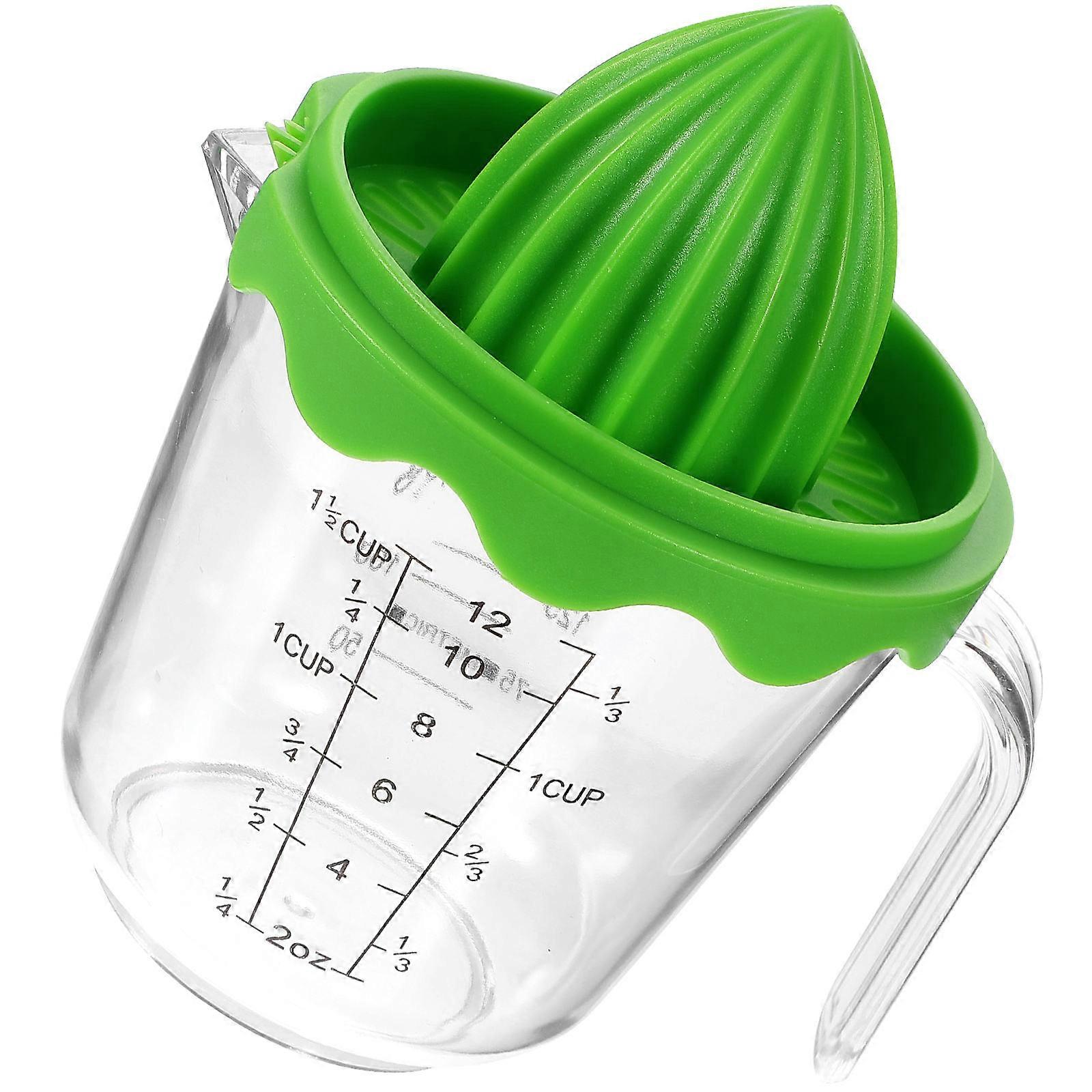 Manual Fruit Juicer Hand Press Citrus Juicer for Home Kitchen Clear