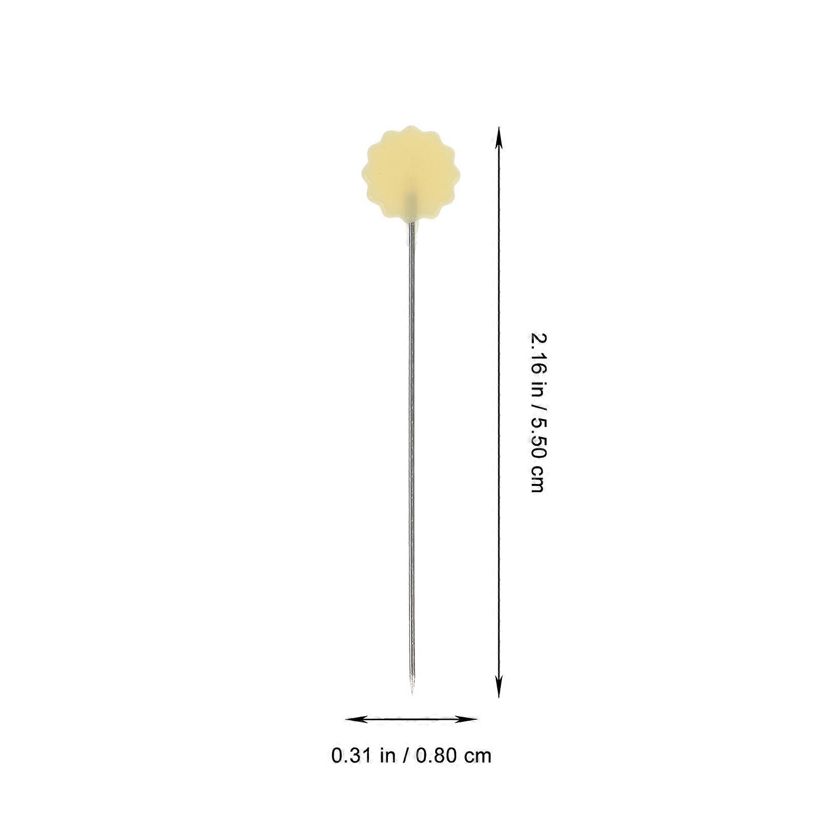 Sewing Pins Plum Blossom Head Needles for Sewing 500Pcs Assorted Color