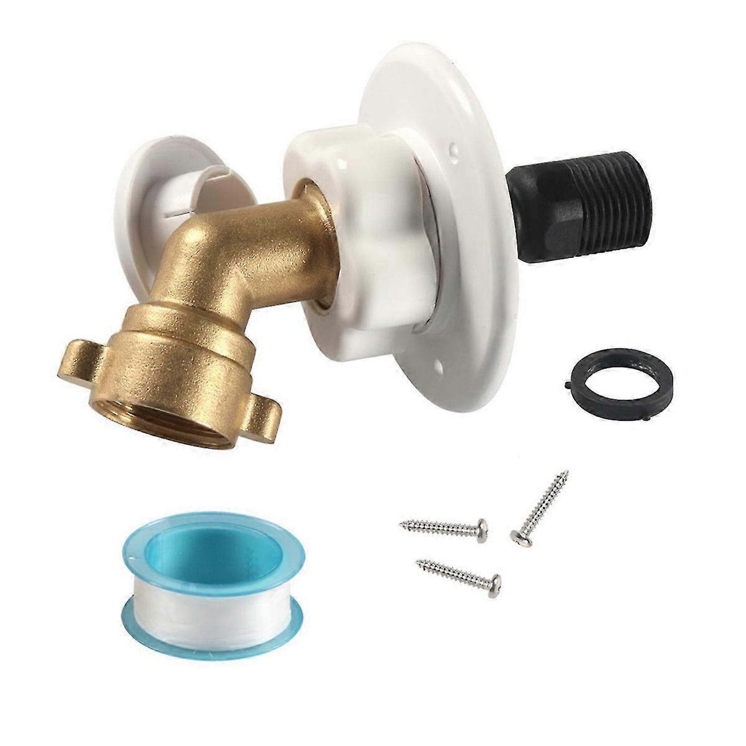 RV City Water Fill Inlet Elbow Check Valve Hookup Connector,45 Degree