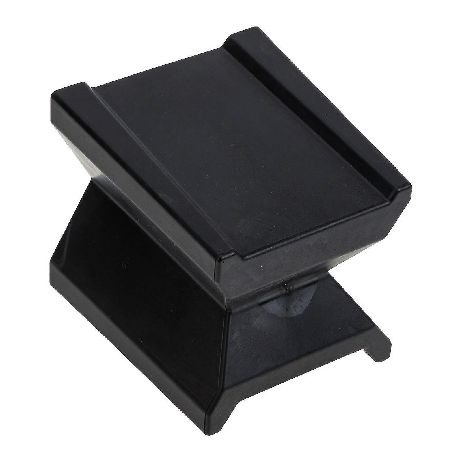 Guitar Neck Rest Practical Guitar Maintenance String Instruments Plastic Black Prevents Scratches 1Set