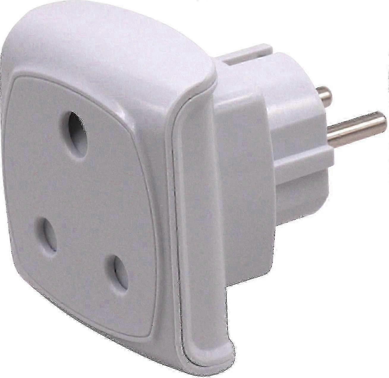 South Africa 3 Pin Adapter,(not For Indian)convert To 2 Pin Eu Plug