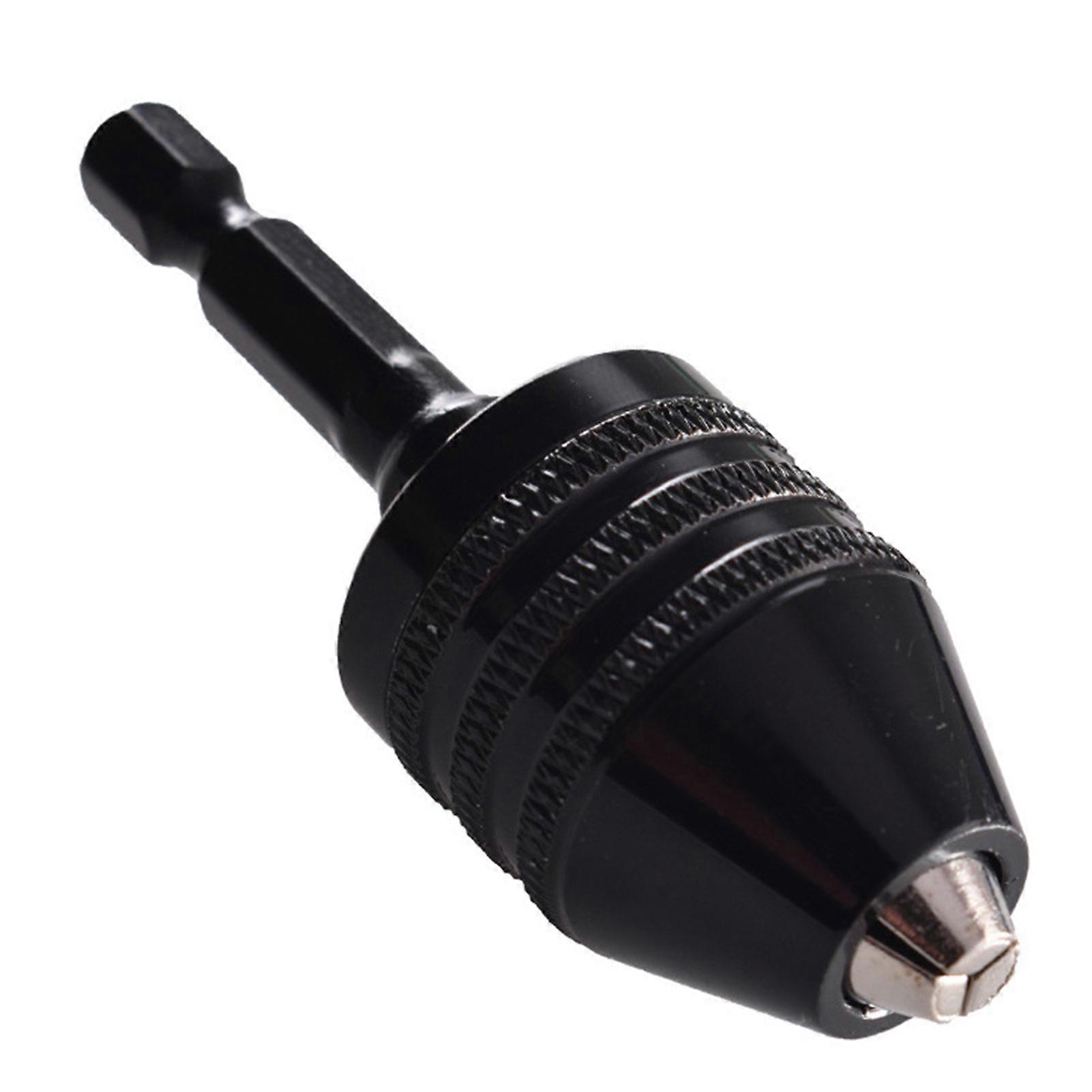 Hex Shank Keyless Drill Chuck for Rotarys Tool Effortless Quick-Change Crafts Model Making Workshops