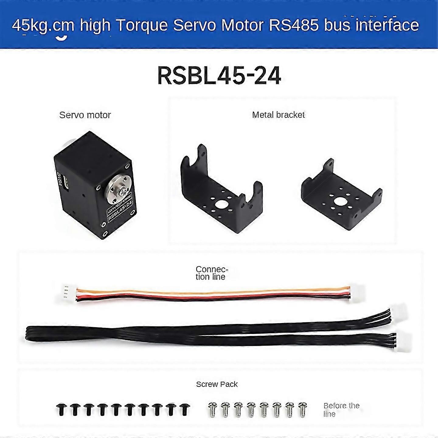 For Motor 45kgcm Aluminum Alloy High Precision High Torque Programmable 360 Magnetic Encoder Rs485