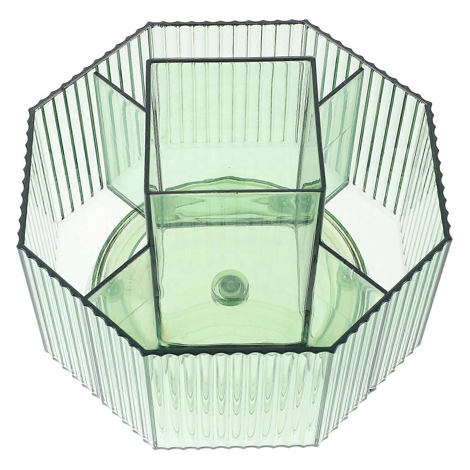 Rotary Pen Holder Desk Organizer for Storage Use 3Pcs Set in Green