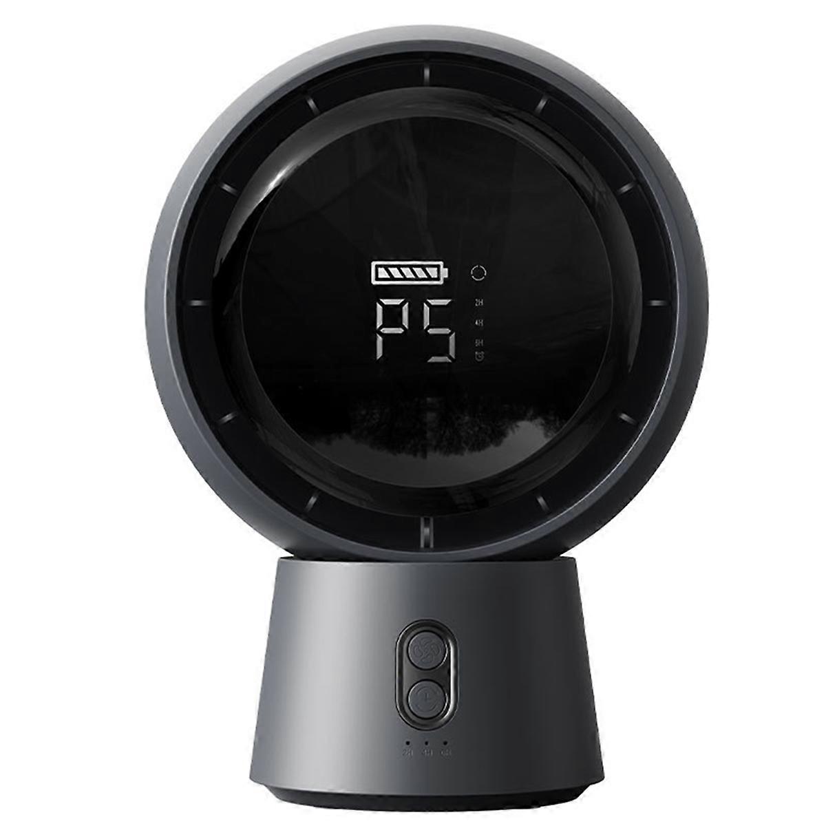 Mini Portable Bladeless Air Circulating Fan (Gray)