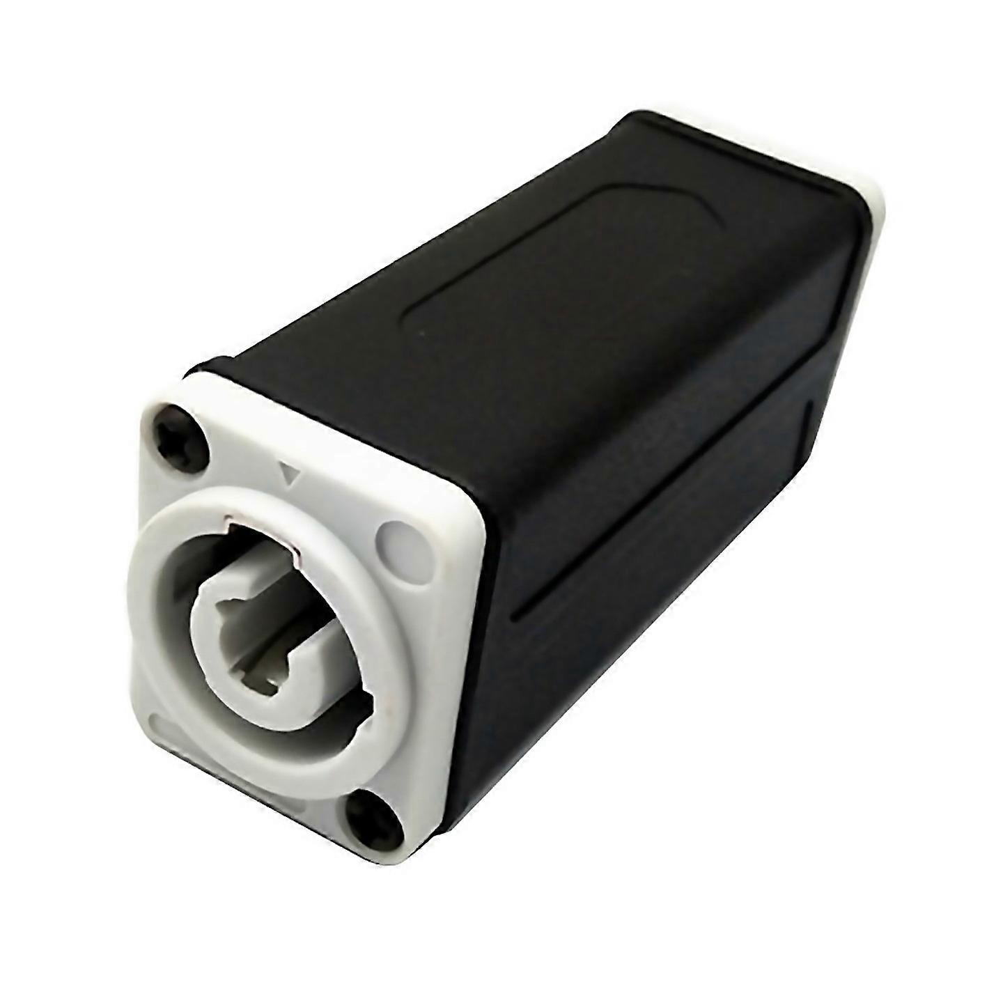 For Led Powercon Ac Coupler Adapter Extender Connector To White White