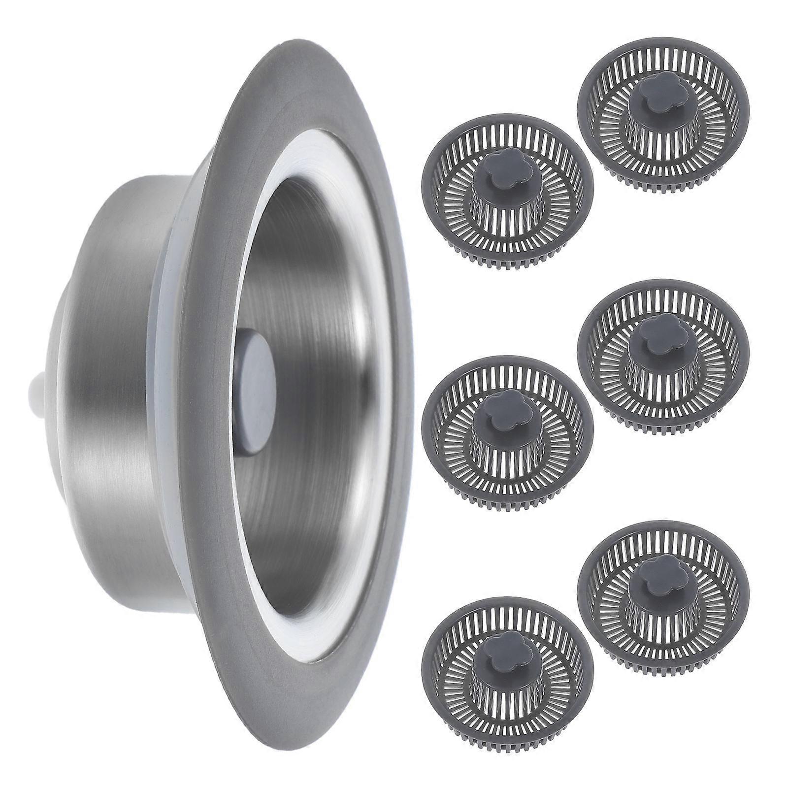 Sink Strainer Household Sink Drainer for Anti-Clogging Function 1Set Silver
