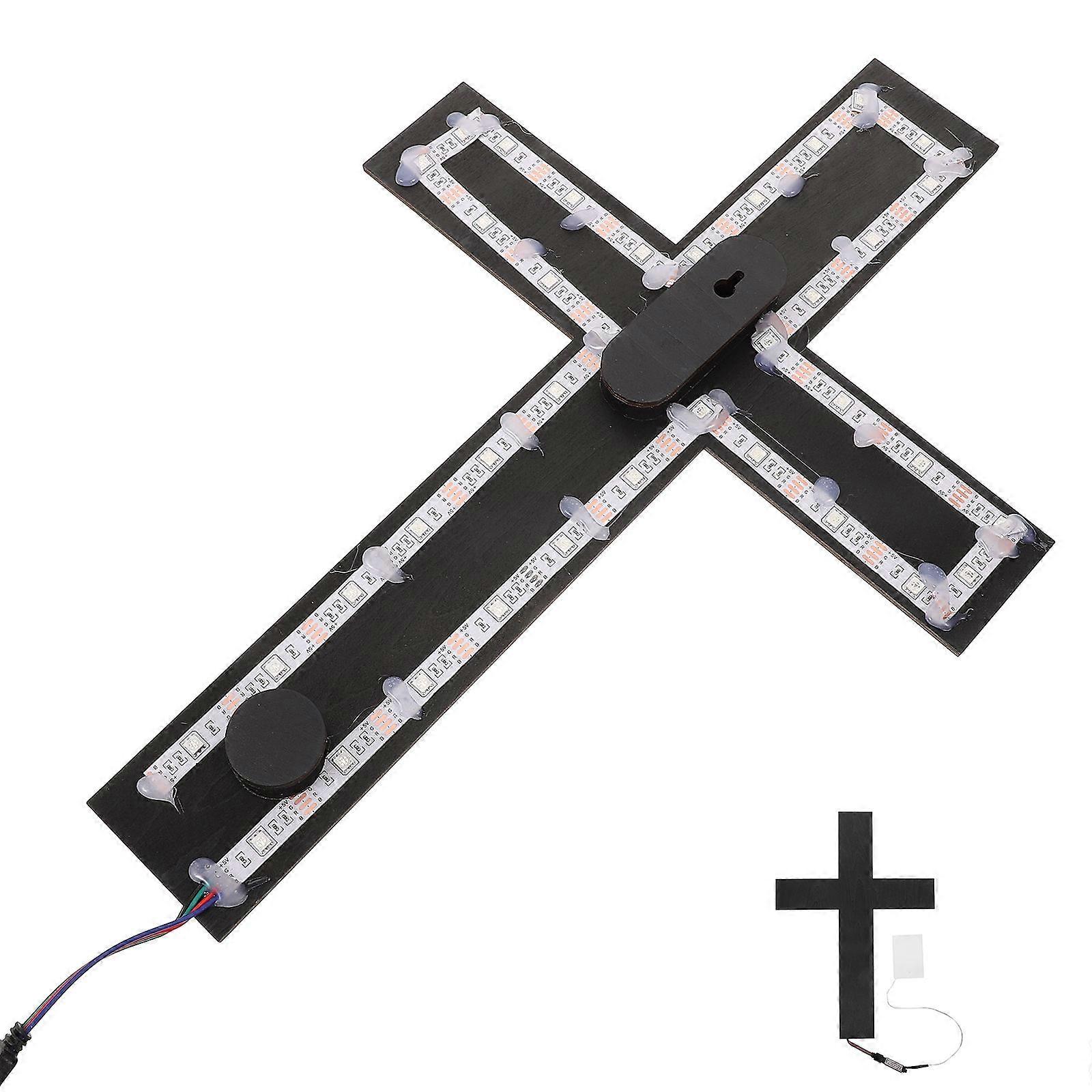 Decorative Cross Light Wall Mounted Lamp with Remote 5Pcs
