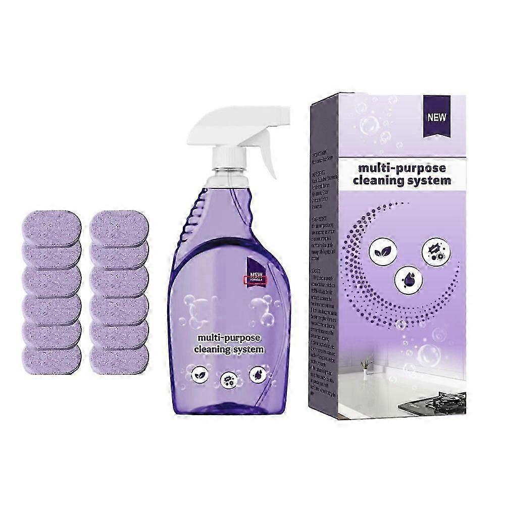 2025 New Clean Concentrated Cleaning Tablets w/ Spray Bottle