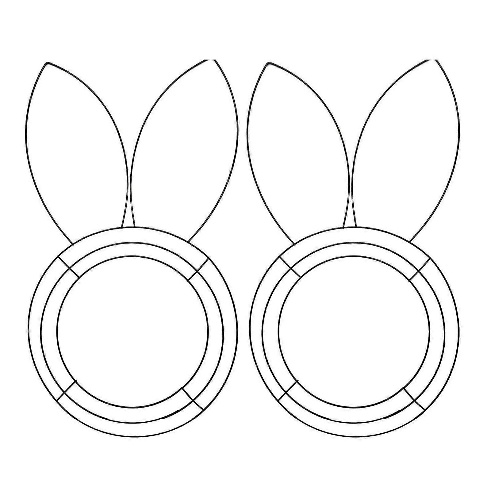 2piece Easter 2pack/lot Rabbit Holiday Outdoor Decoration 2pcs/set Wire