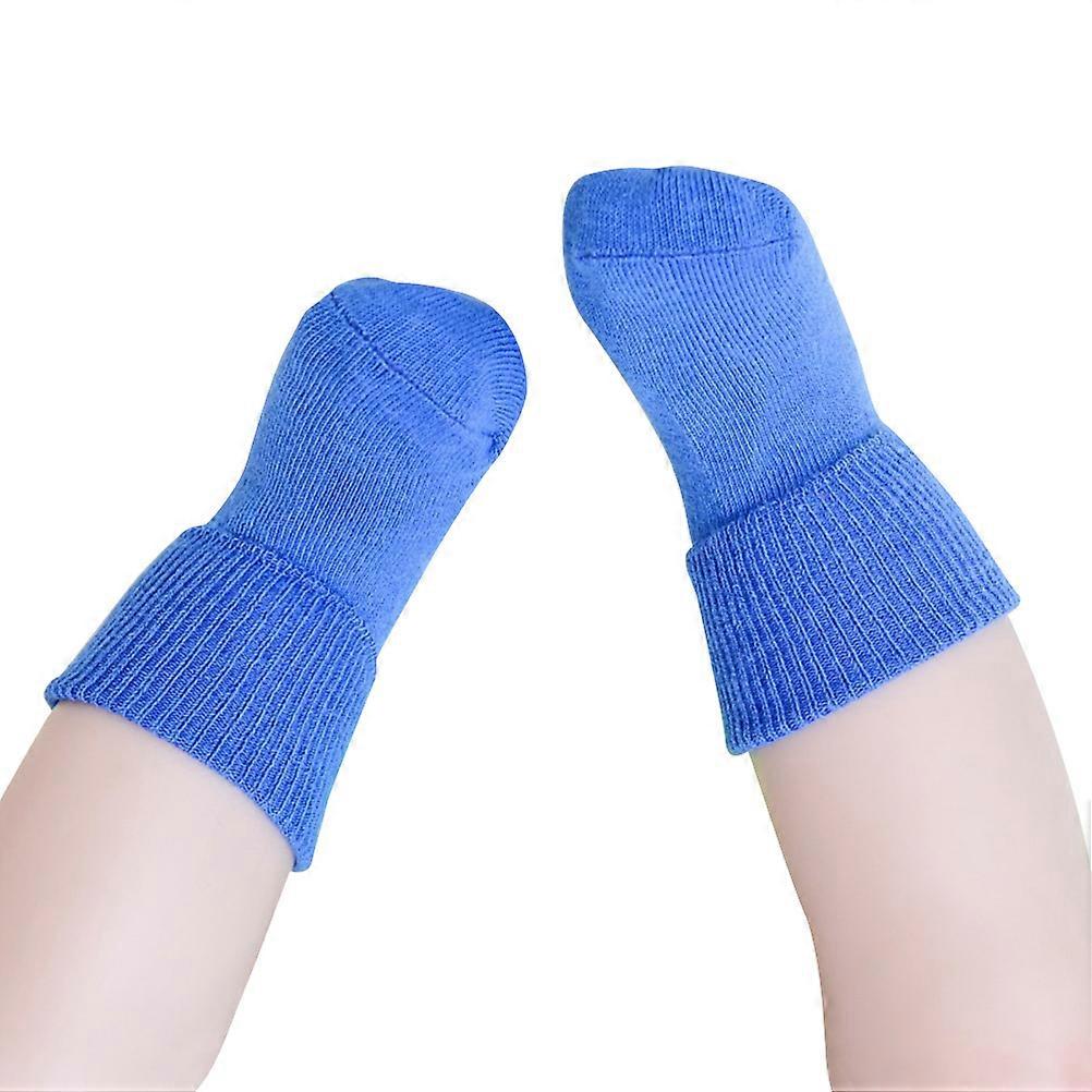 Turn Cuff Socks for Baby Non-Slip Cotton Socks for Kids 4-6 Years Old
