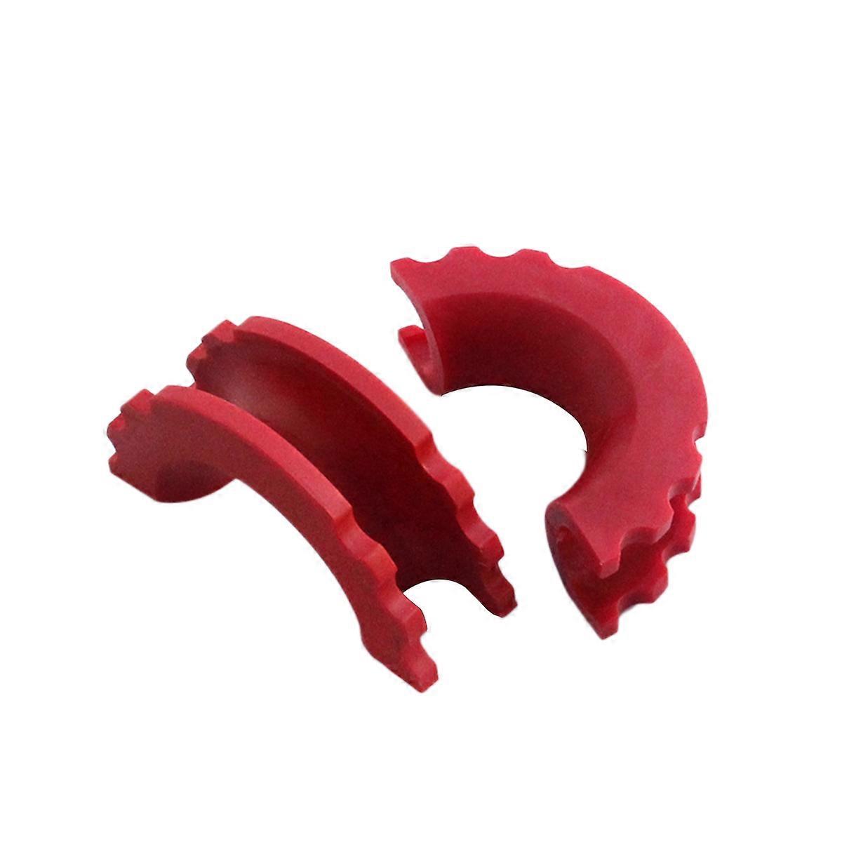 Shackle Isolators D Ring Cover for Suv Trucks 4Pcs Red Shield