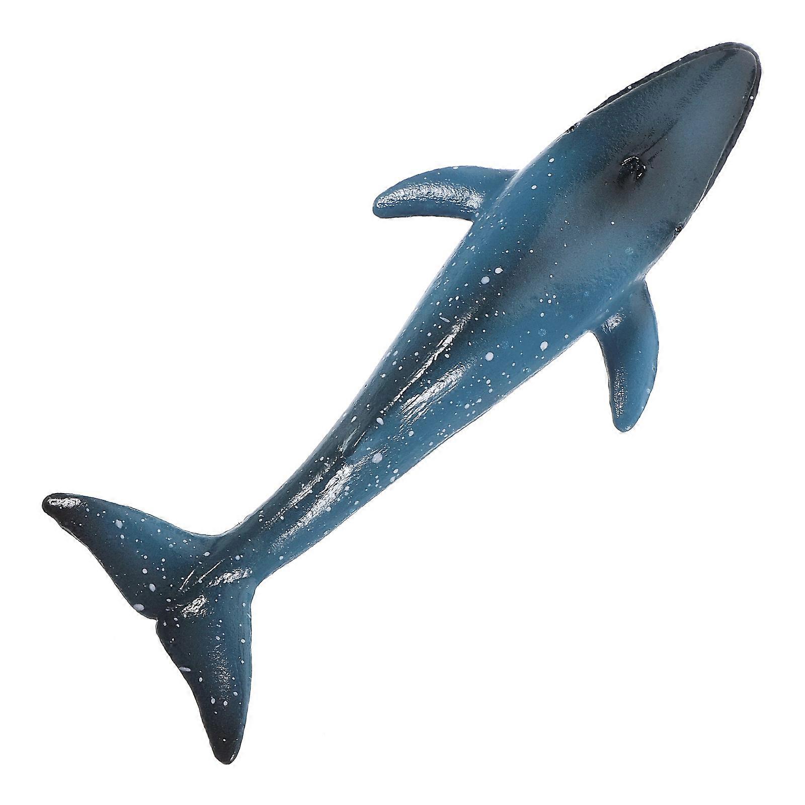 Realistic Whale Toy for Decor 2Pcs Small Simulation Artificial Whale