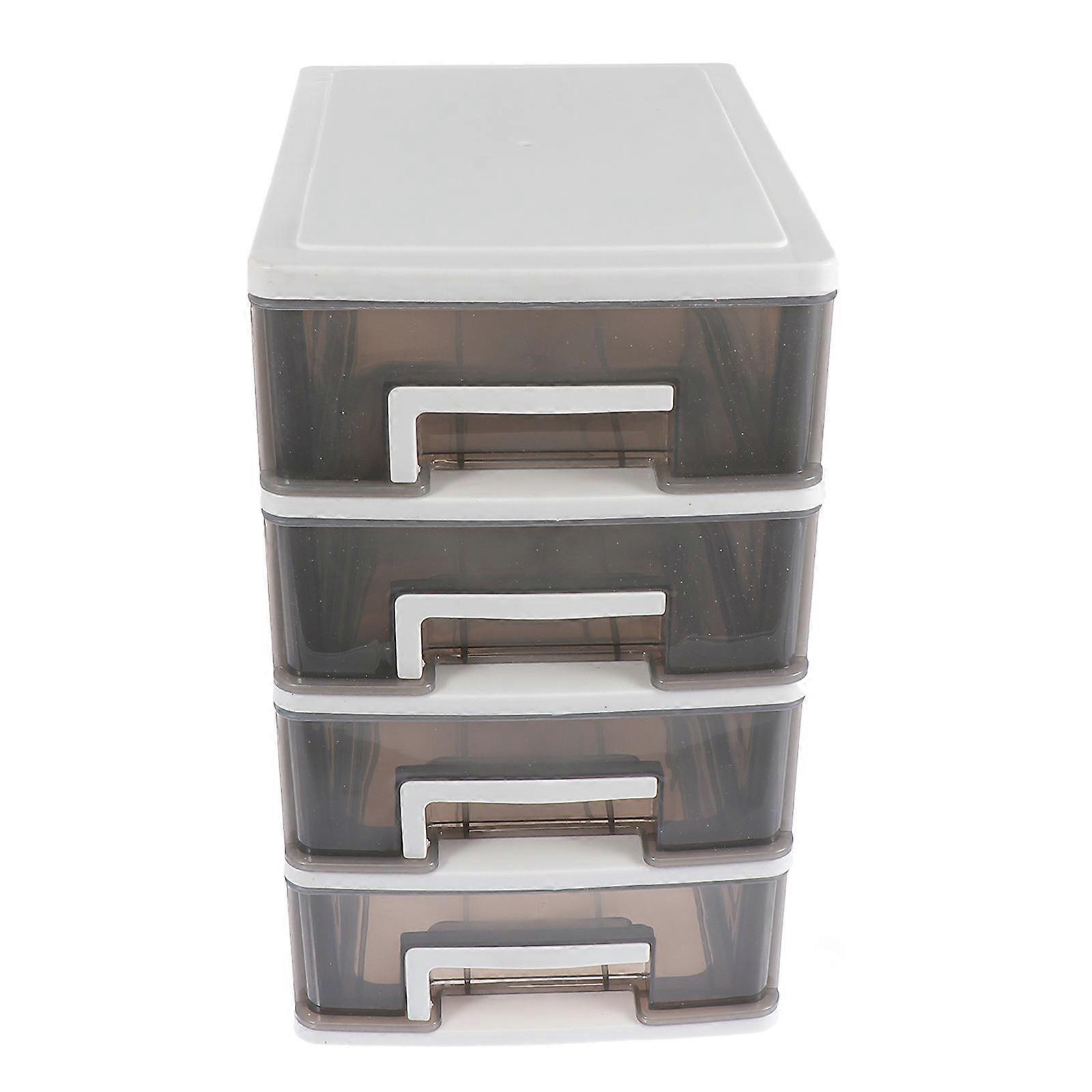 Storage Box Multi Layer Container for Cosmetics Desktop 2Pcs