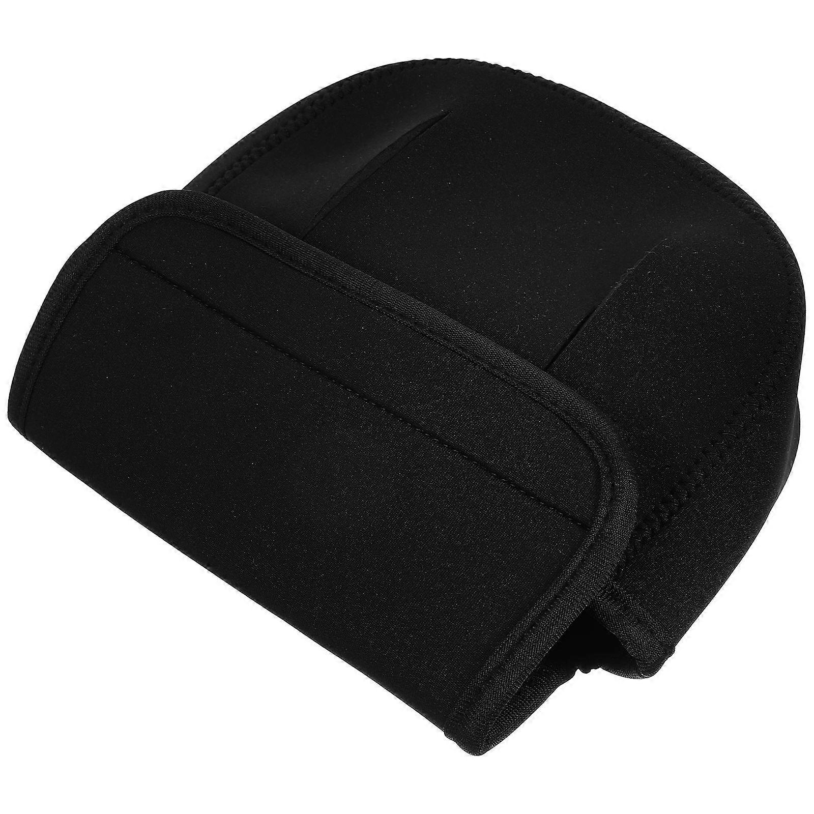 Fishing Reel Case Neoprene Protector for Storage Use 4Pcs Set Black