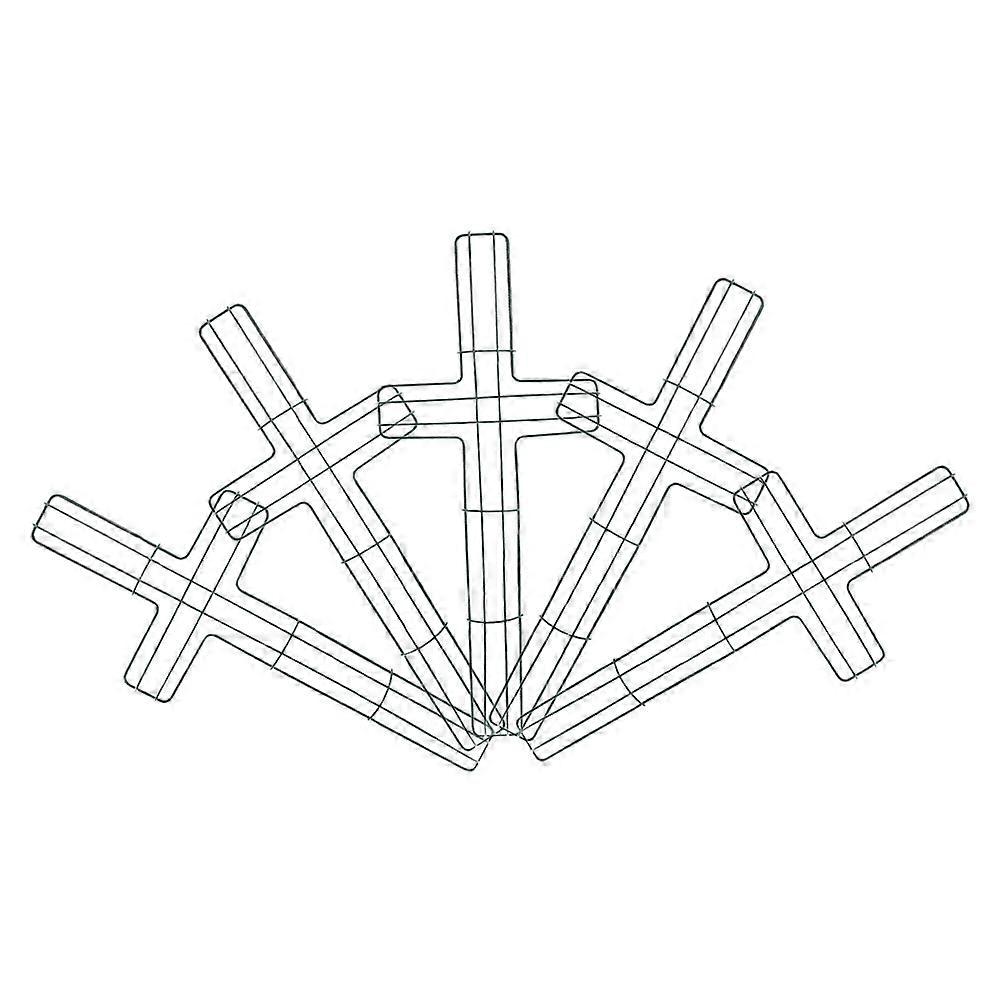 Wreath Frame for Flower Making 10Pcs Green Metal Wire