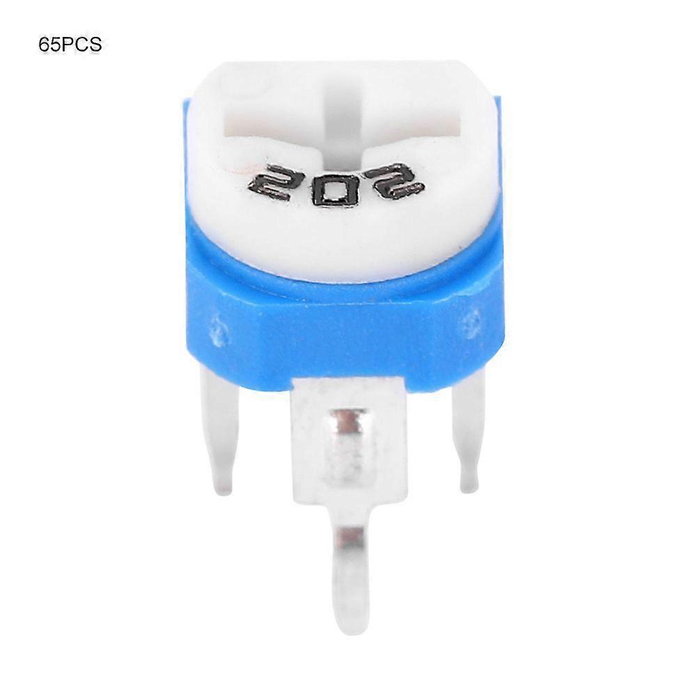 High quality  Blue and white adjustable resistor pack 100 ohm--1M 13 types 5 each