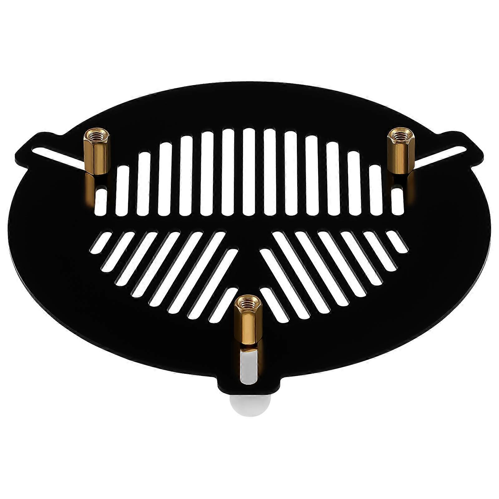 2Pcs Black Bahtinov Focusing Mask Accessory For Telescopes Sized 9.50X9.50X0.10CM Offering Scratch Resistance And Enhanced Focusing Capabilities