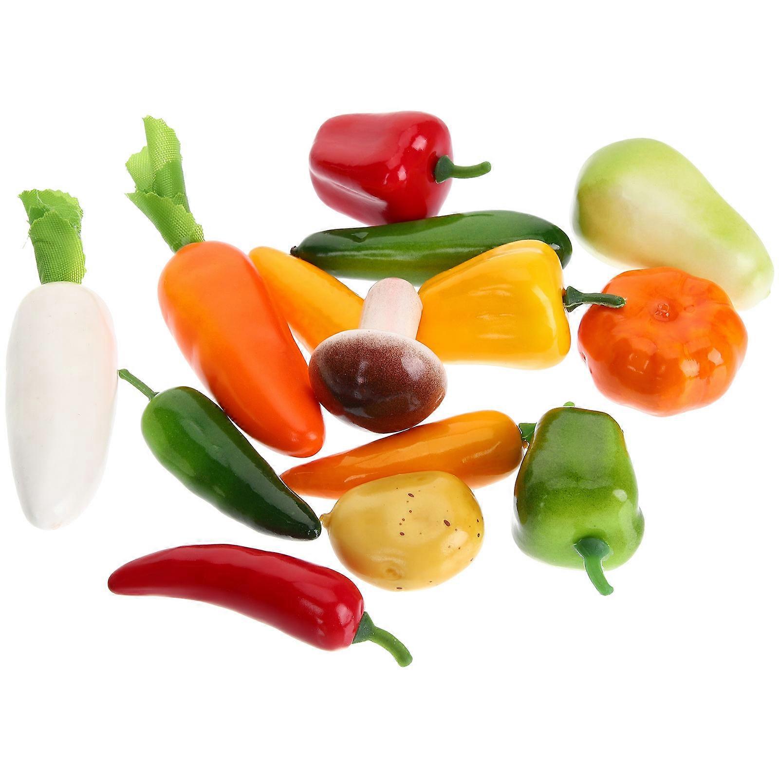 Simulation Vegetables Educational Toys for Playing 68Pcs Artificial Kids Set