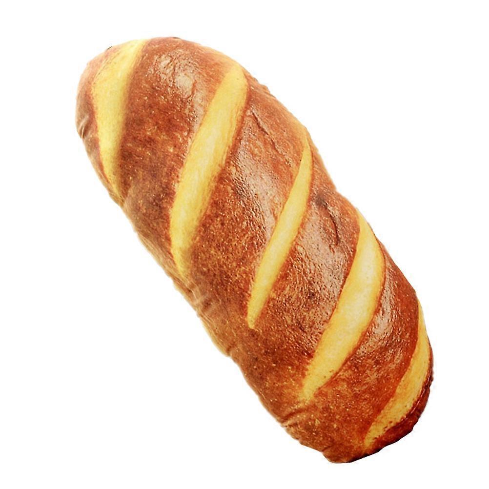 Bread Throw Pillow for Sofa 2Pcs Simulation Bread Shape Soft Lumbar Cushions