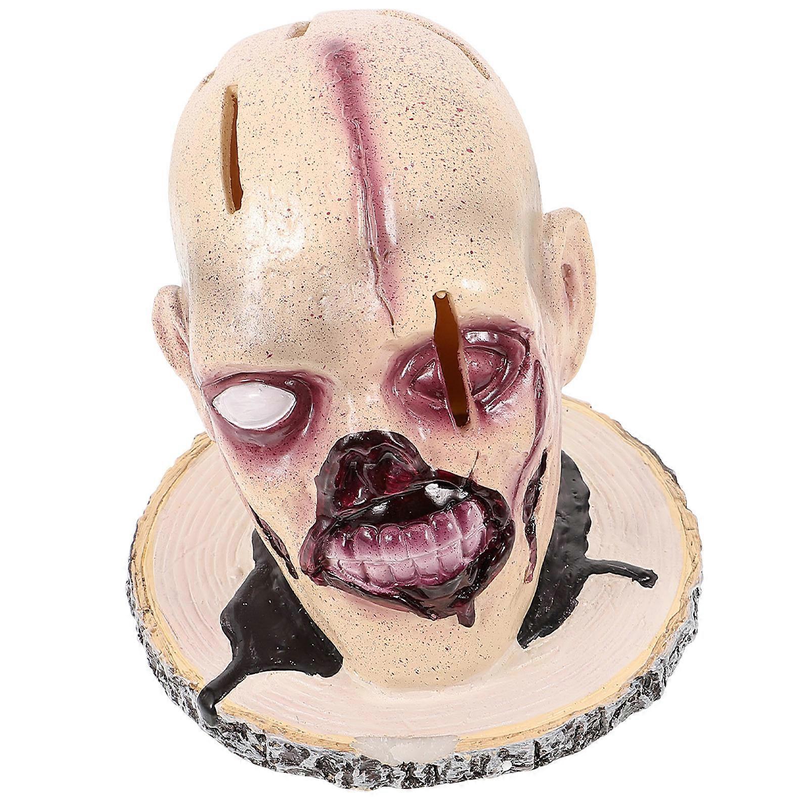 Zombie Head Kitchen Cutter Stand Assorted Color Resin Material for Home Use