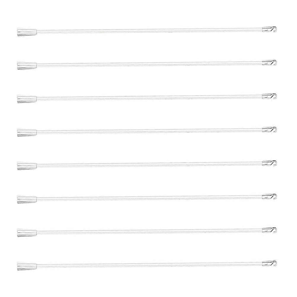 Plastic Blind Wand Vertical Blind Pulling Rod 24Pcs White for Home Use