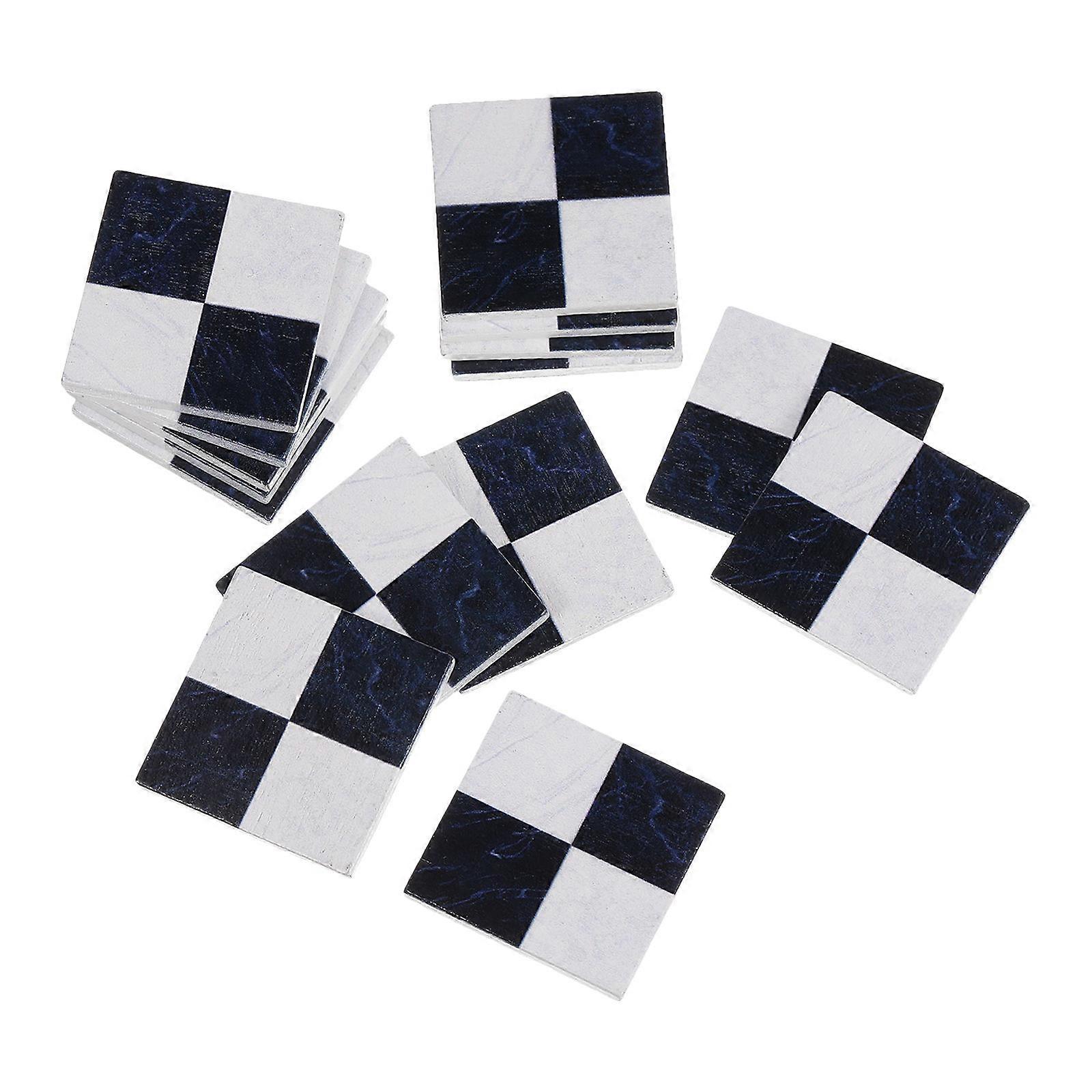 Miniature Wood Flooring Floor Sheets for Decoration 135Pcs Kit
