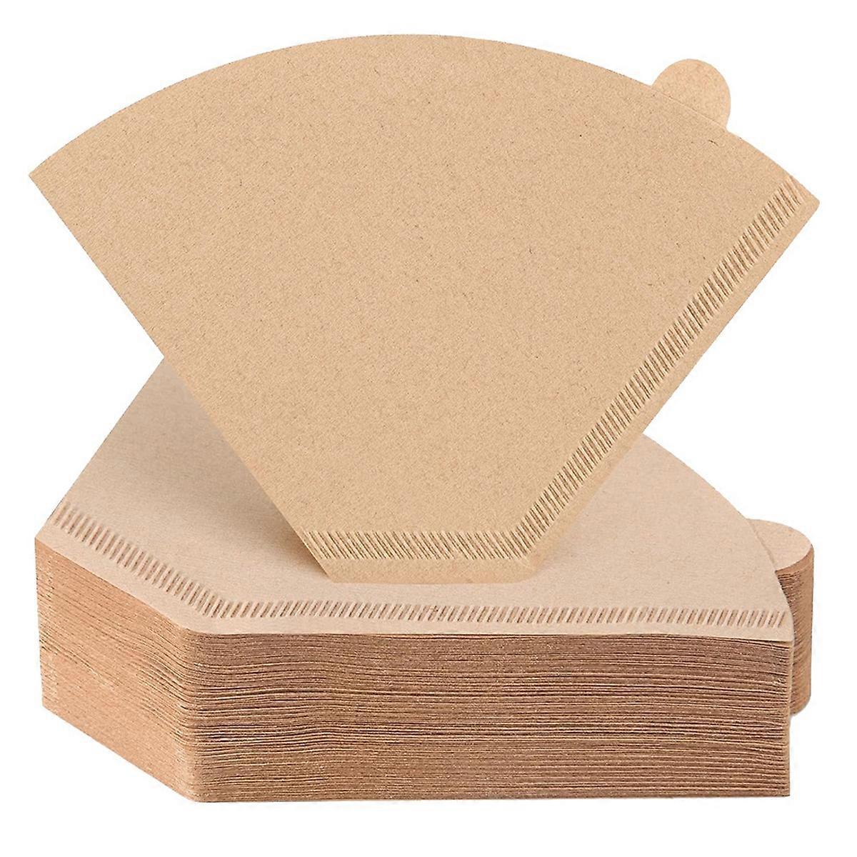 100-Pack Premium Unbleached 4 Cone Coffee Filters