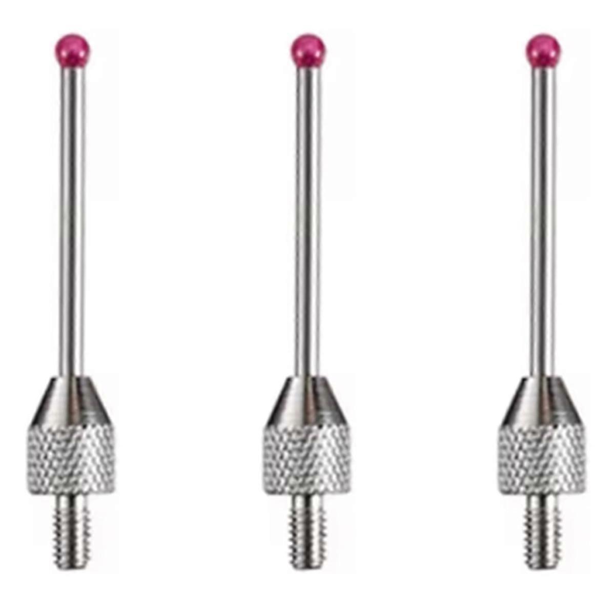 M2.5 CNC Probe Measuring Tips 2mm Stylus Ball Porcelain Shaft CNC Height Gauge Probe Measuring Probe