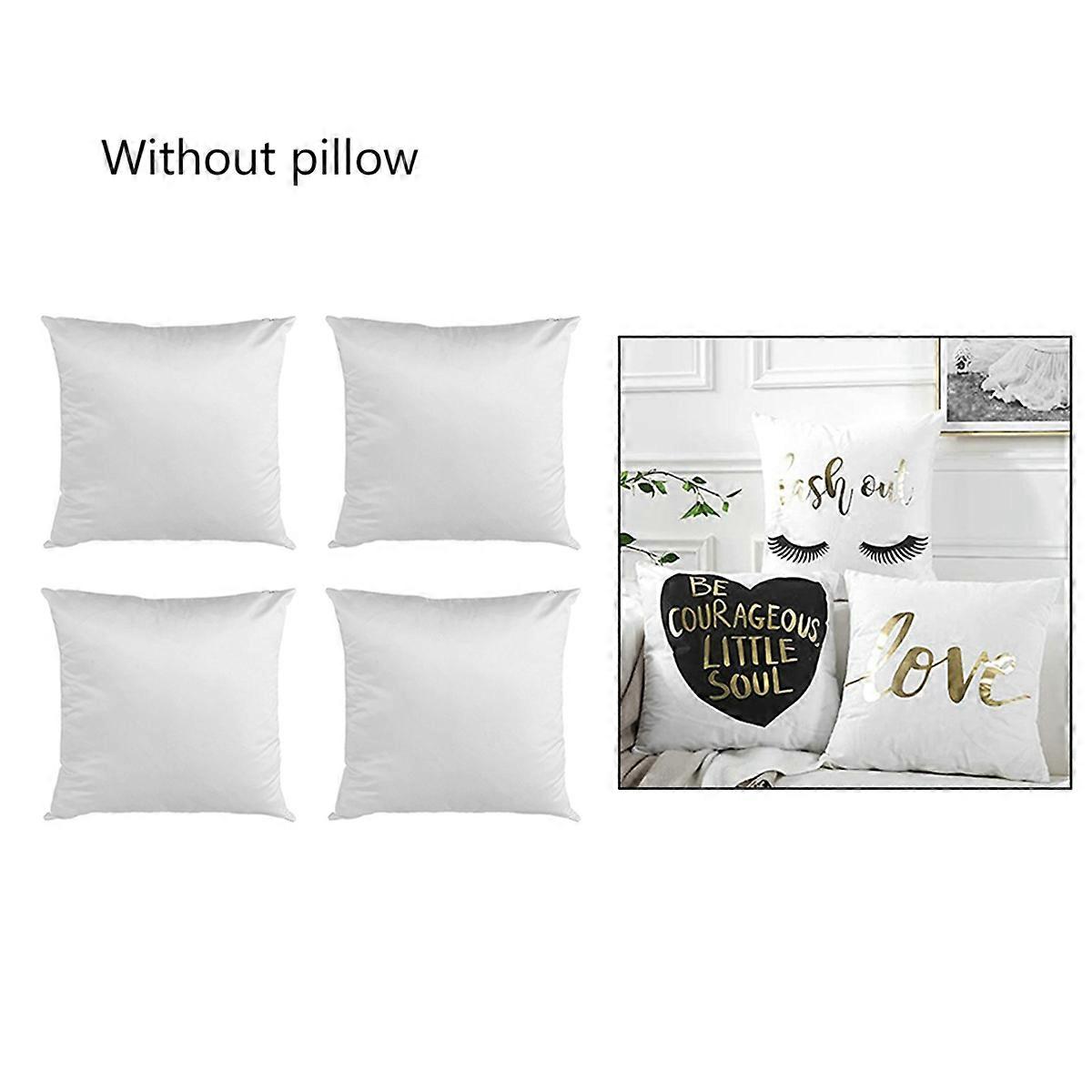 White Plain Sublimation Blanks Pillow Case Cushion Cover Pillowcase