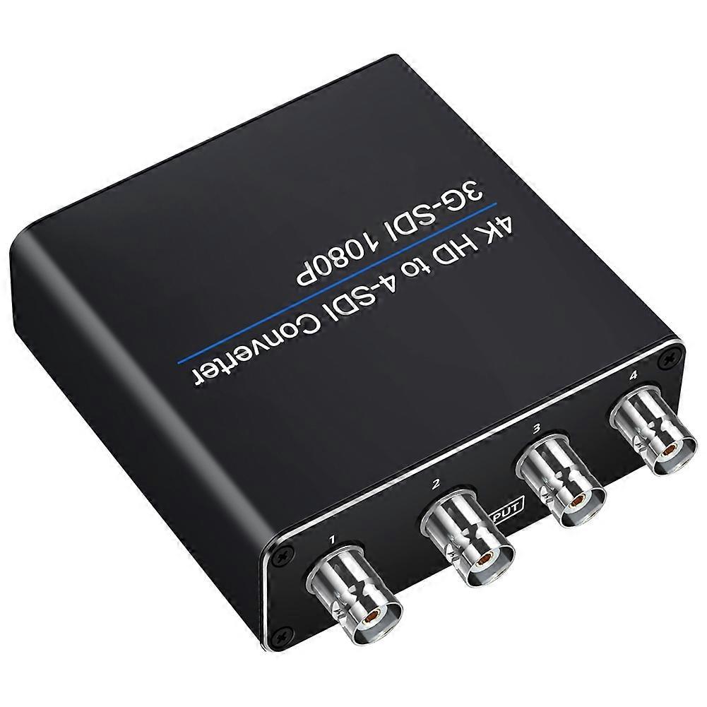 3G HDMI-Compatible to SDI Converter Output 4-Channel SDI Input Splitter for HDTV PC PS3 DVD HDCP 1.3