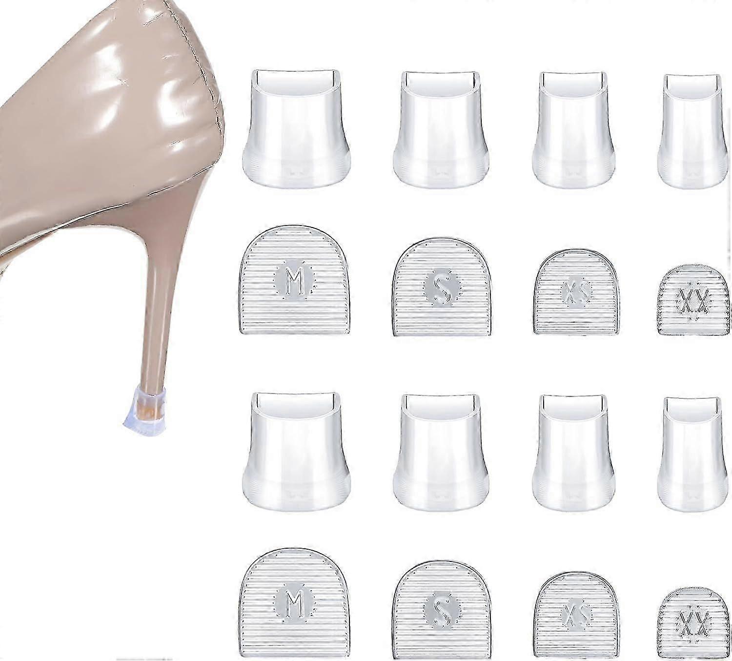 ハイヒールシューズプロテクターのペア、4サイズハイヒールシューズヒールカバー、ヒール