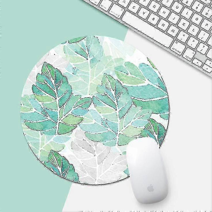 Green Leaf Flamingo Mouse Pads Desk Mat Organizer