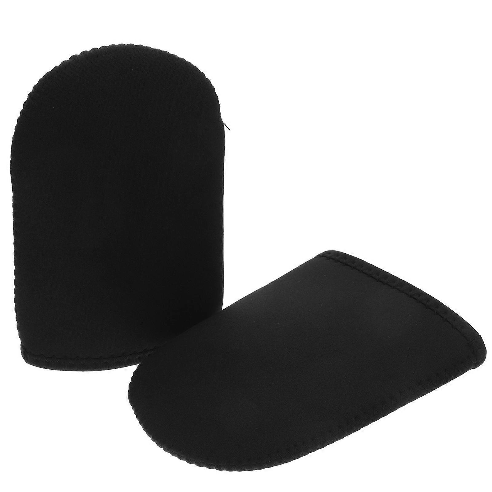 2Pcs Neoprene for Winter Warmers Black
