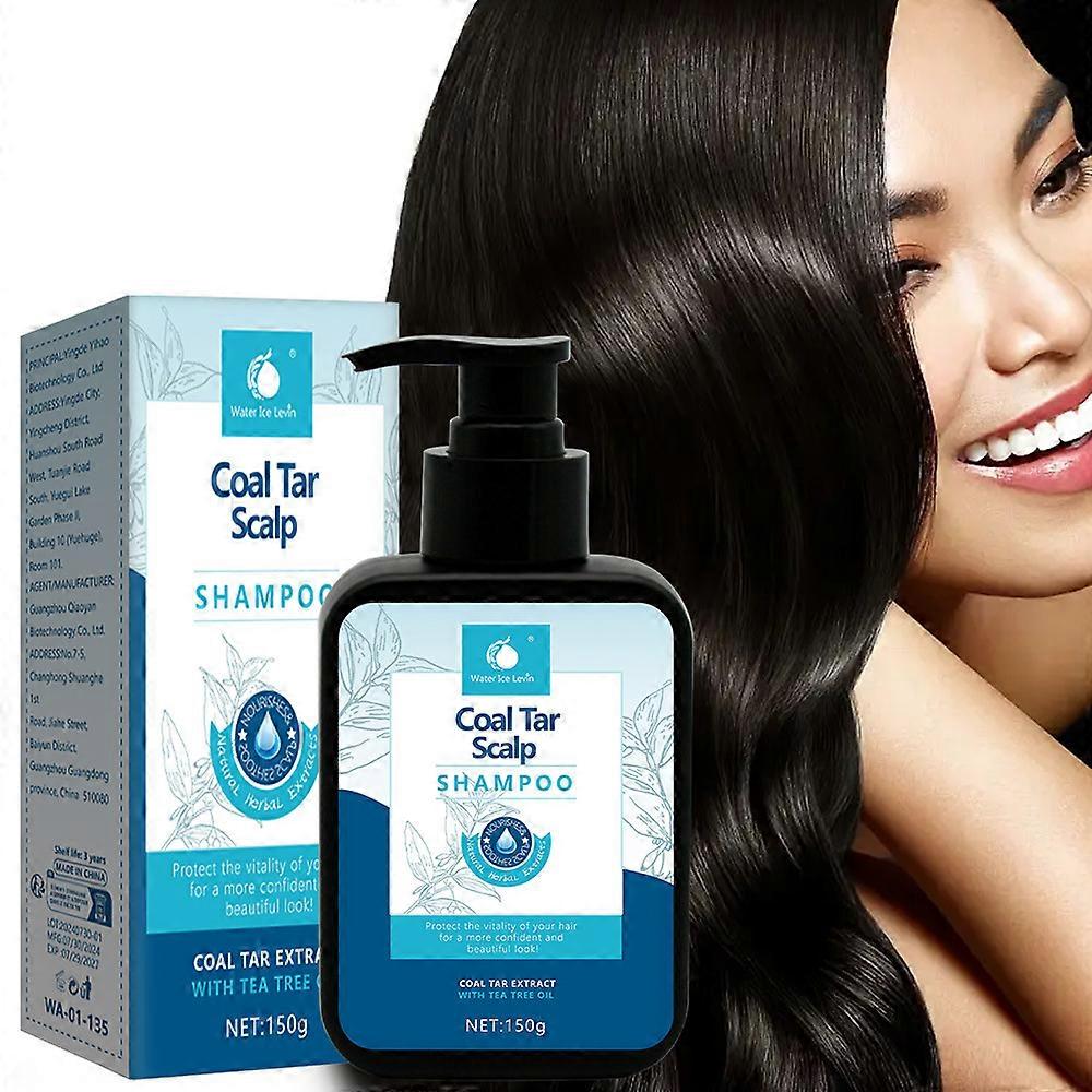 Scalp Relief Coal Tar Shampoo – Antidandruff Formula for Seborrheic Dermatitis, Soothes Itchy Scalp & Hydrates Dry Hair