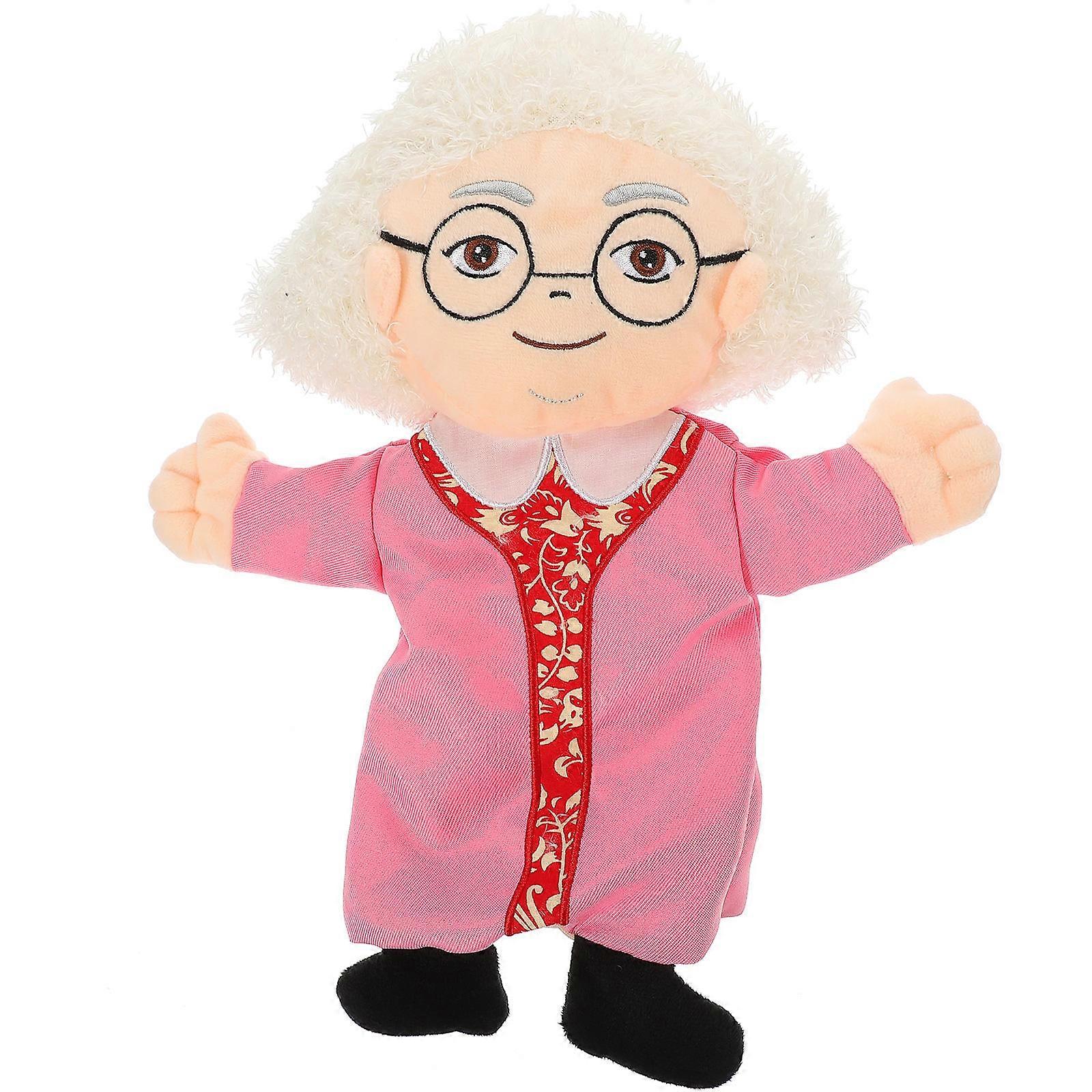 Lightweight Plush Hand Puppet For Daily Use Designed For Toddlers 30X26X8Cm 1Pack Develop Motor Skills