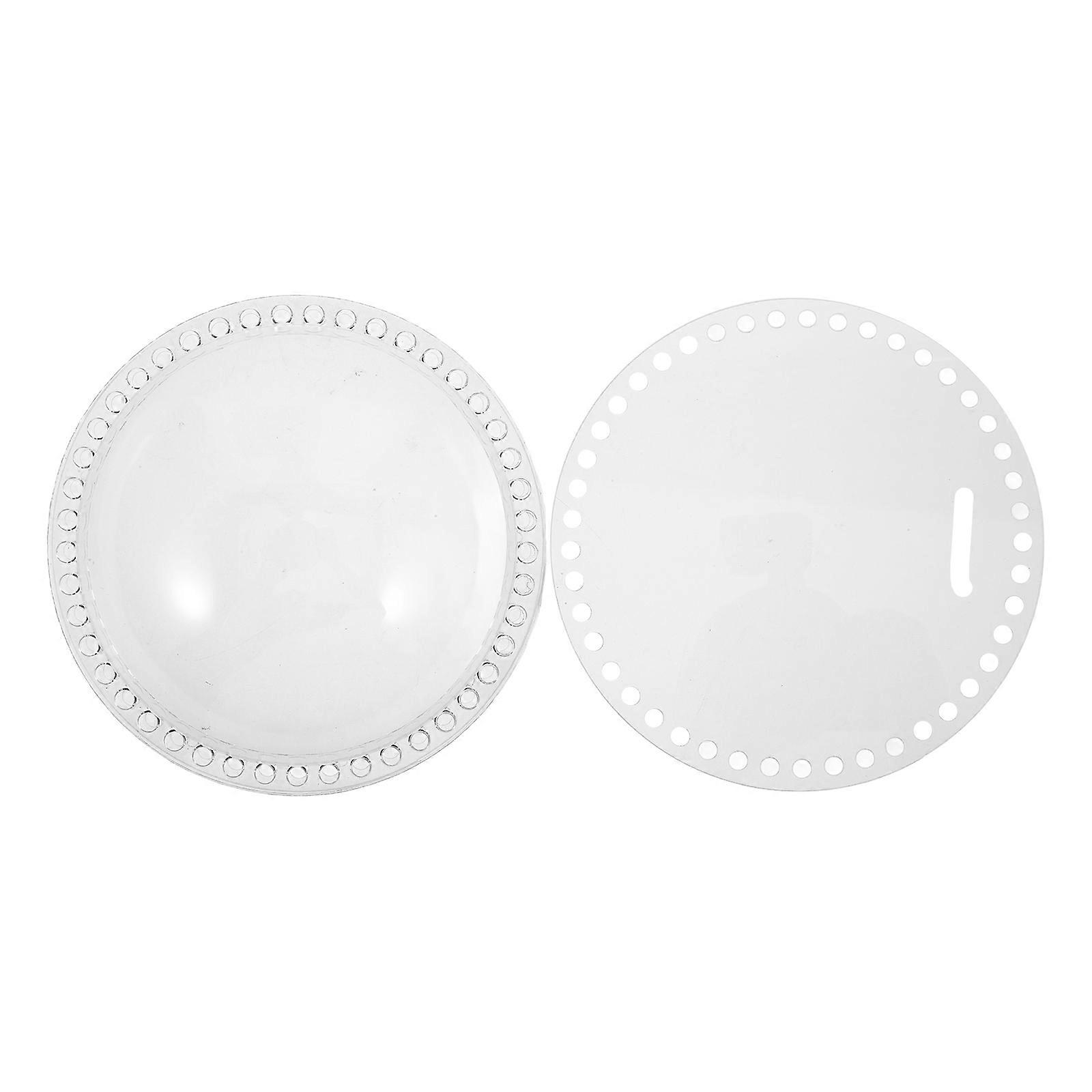 DIY Bag Dome Cover Transparent Acrylic Hemispherical 4Sets