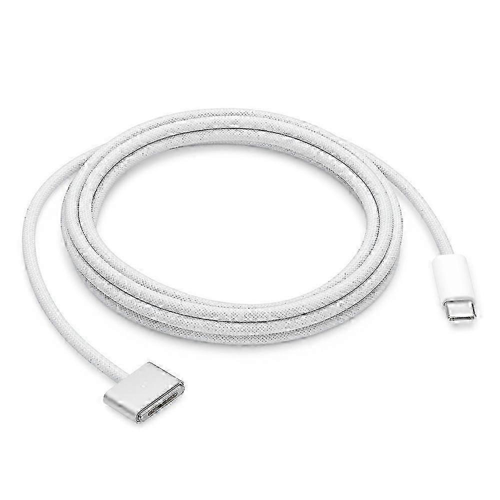 140W USB-C to MagSafe 3 Charging Cable 2m Braided Cord for MacBook - Compatible with Magnetic Fast Charging