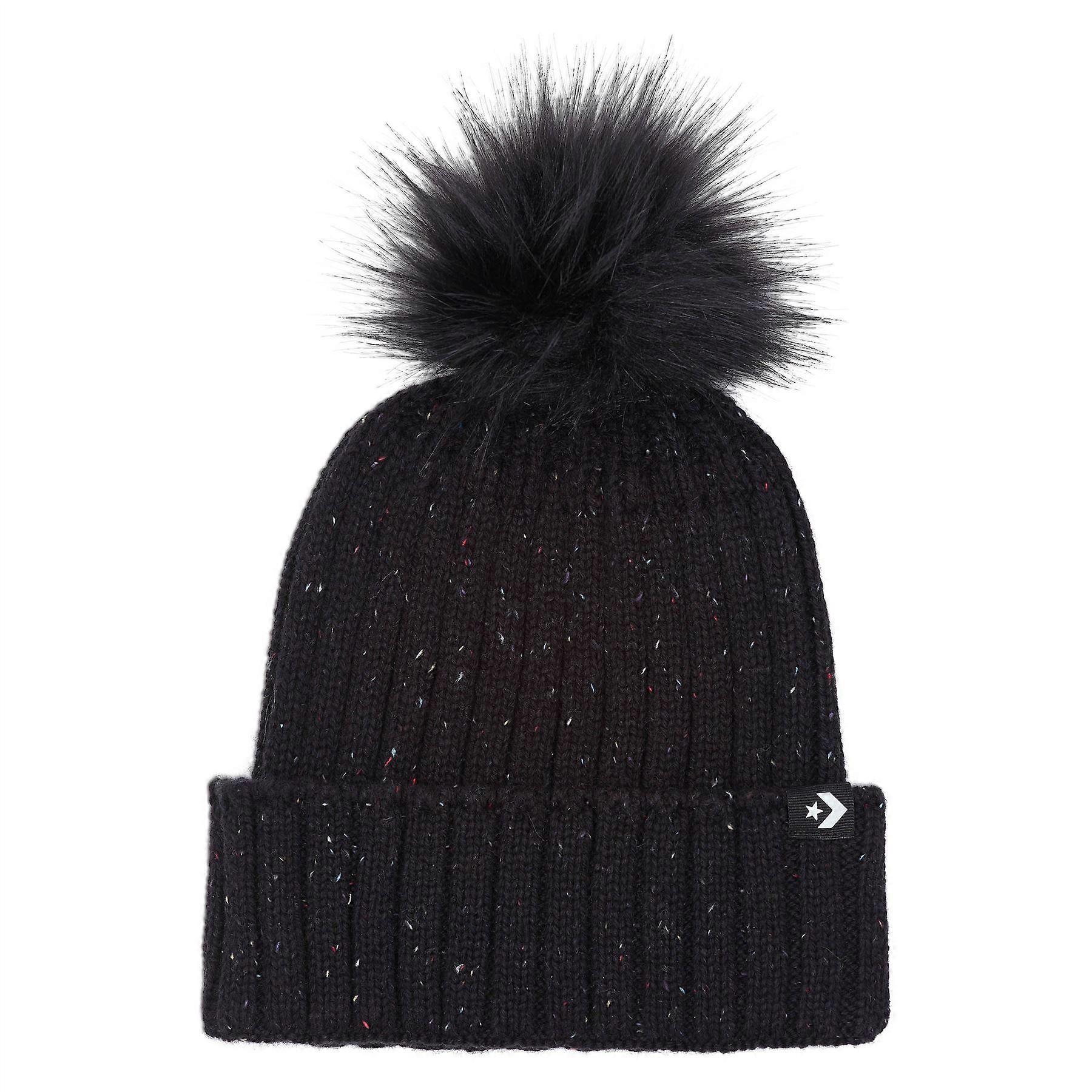 Converse Cuff Knit Beanie ~ Pom