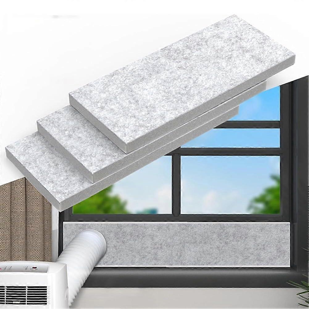 Air Conditioner Window Insulated Foam Panels 3Piece 16.5 Inch Window Seal Kit for Portable AC Window Seal Plates
