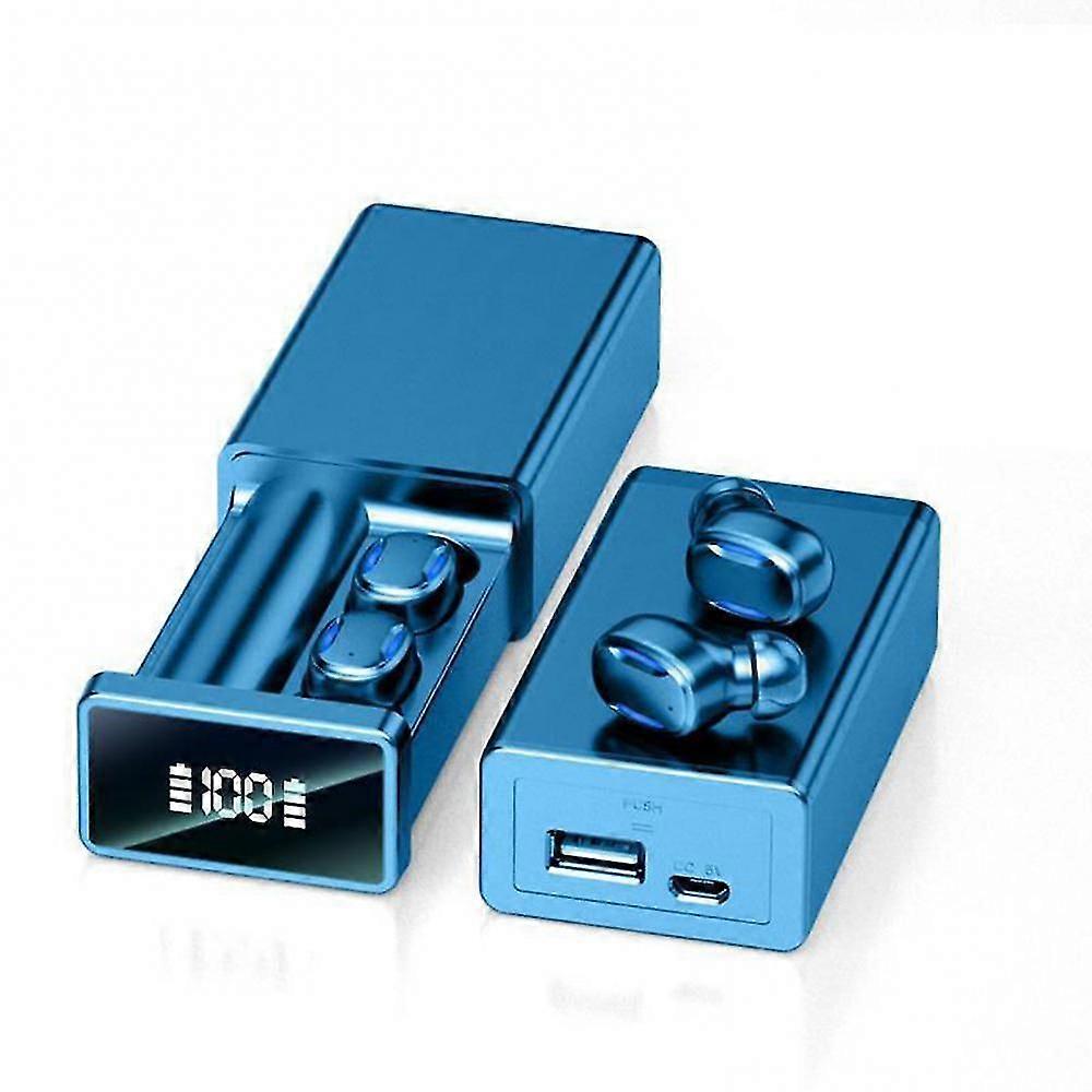 Ture Wireless Earphones Bluetooth-compatible Protable Large-capacity Charging Compartment Lightweight