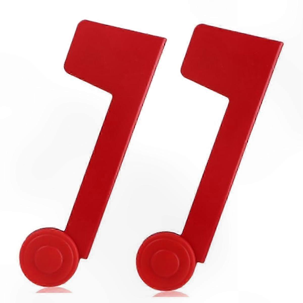 2Pcs Metal Mailbox Flag Replacement Kit, Red Mailbox Flag for Outdoor Mailbox