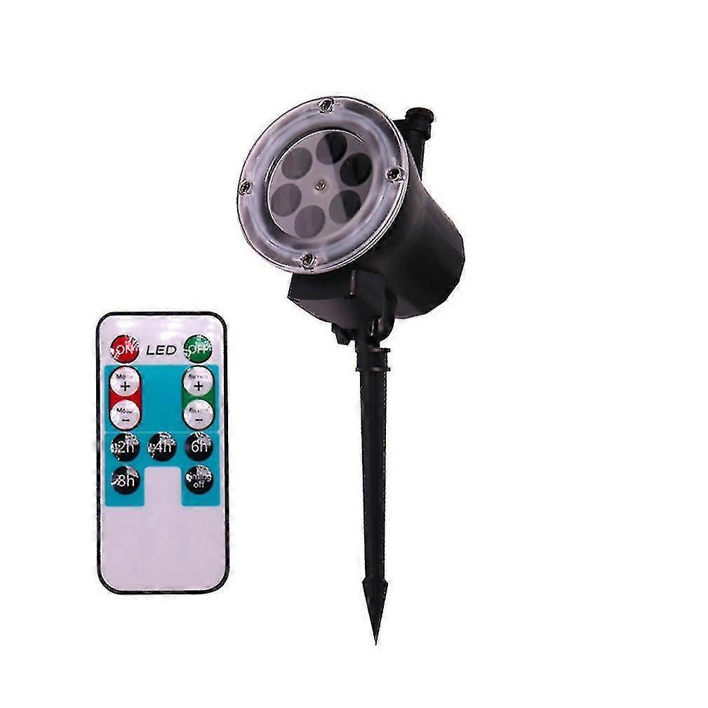 Highlight Led Christmas Lawn Lamp Snowflake Projector Light For Hallow