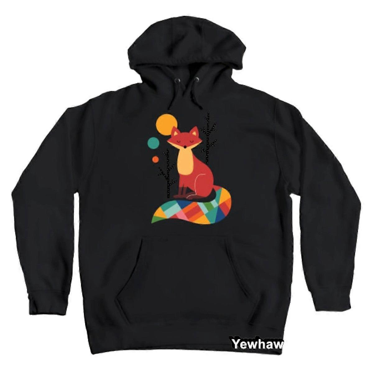 Rainbow Fox Hoodie